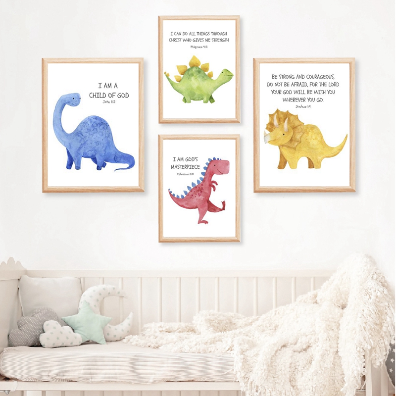 Baby Nursery Quotes Wall Art - طفل الكتاب المقدس الآية إقتباس يطبع