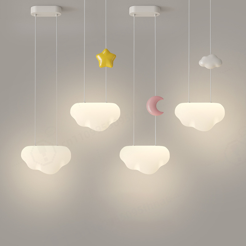 Baby Nursery Chandelier - مصباح سحابة صغير لغرفة الأطفال، مصباح