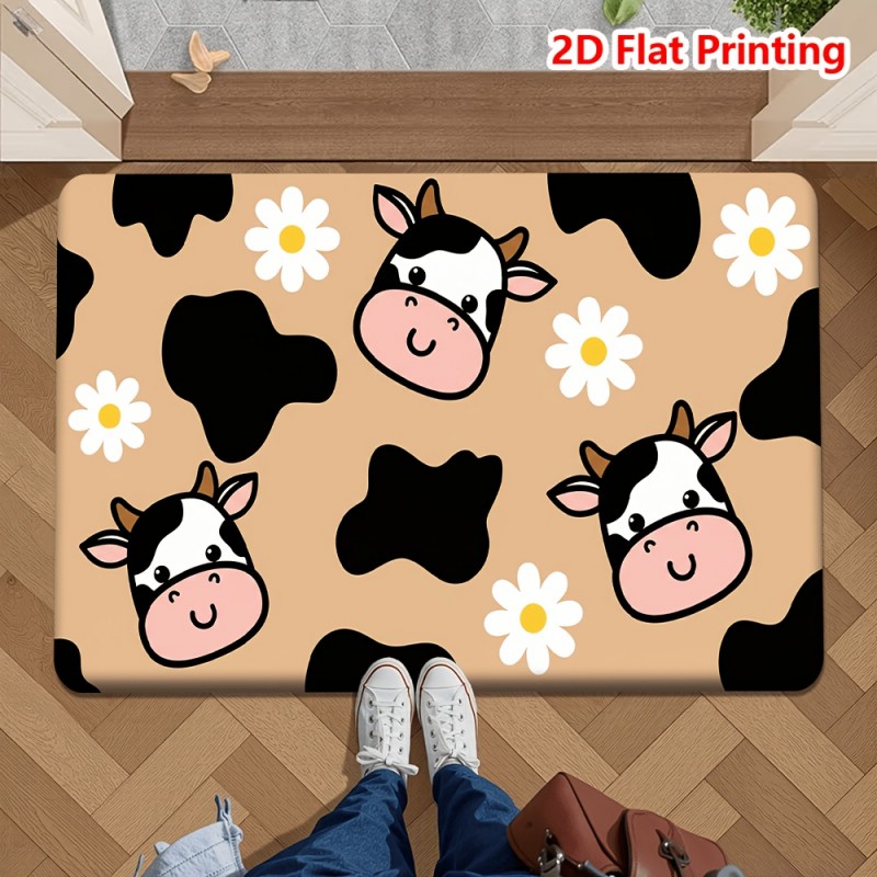 Baby Nursery Jungle Rug - سجادة بتصميم حيوانات السفاري (الفيل، الزرافة،