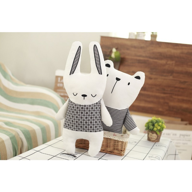 Baby Nursery Pillow - دمية محشوة بالقطن على شكل أرنب