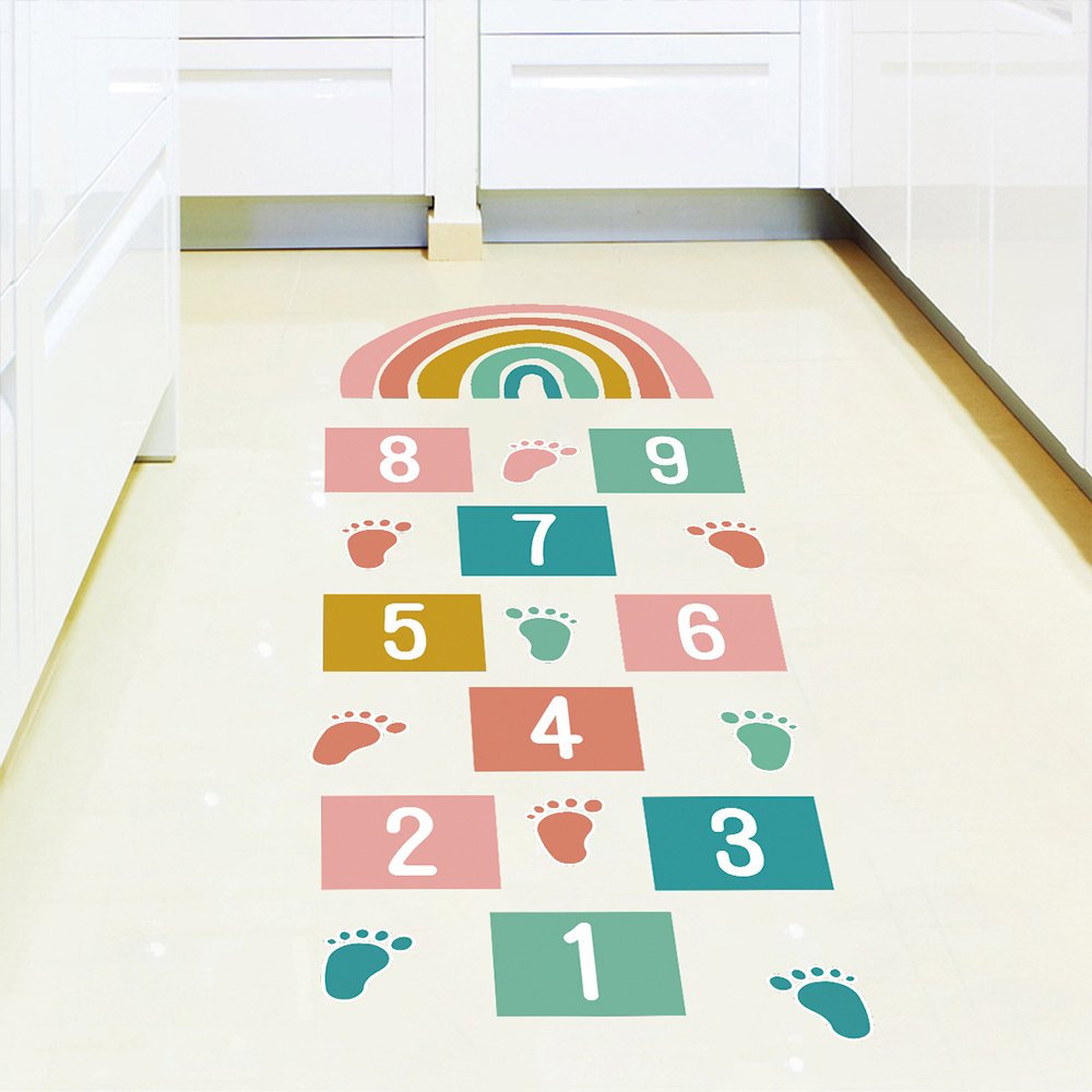 Baby Nursery Set Furniture - ملصق حائط على شكل أرضية لعبة