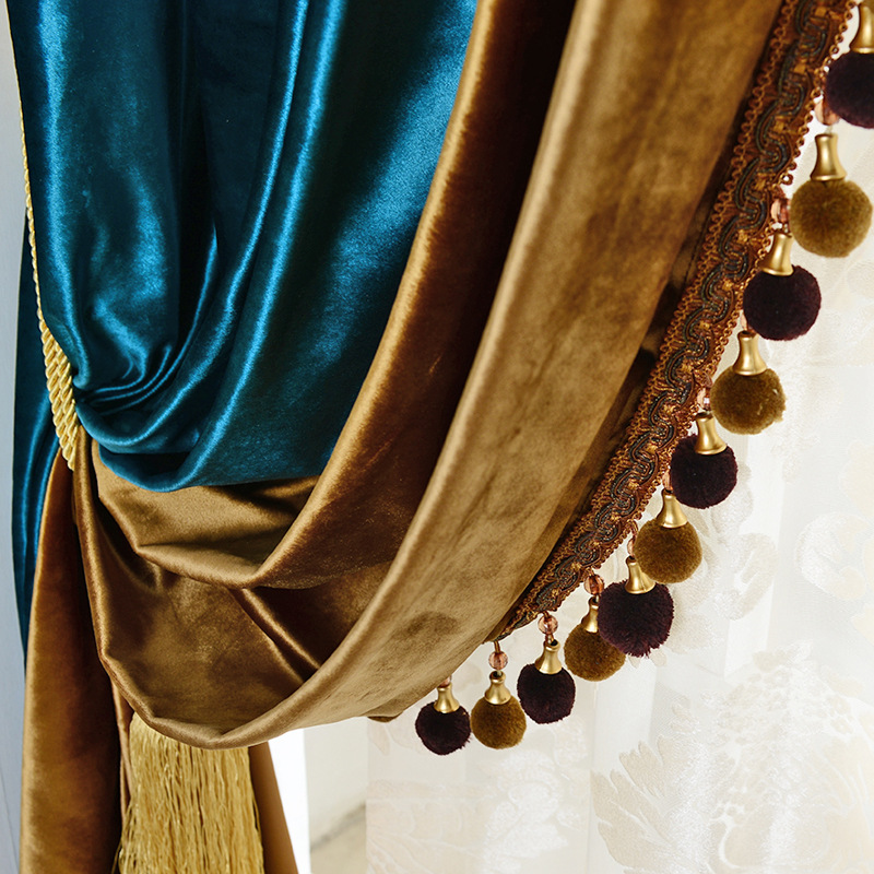 Blackout Curtain Nursery - Haute-ستائر مخملية إيطالية مخصصة ، فاخرة
