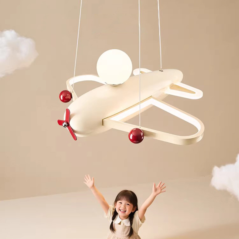 Baby Nursery Chandelier - ثريا غرفة نوم الأطفال بتصميم طائرة،