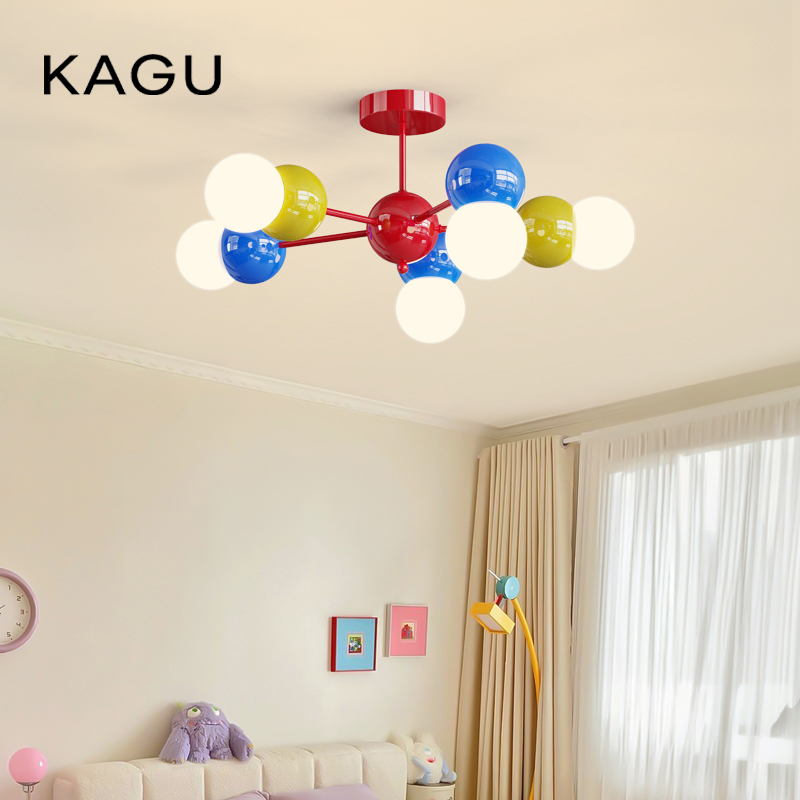 Baby Nursery Chandelier - مصباح سقف LED ملون على شكل