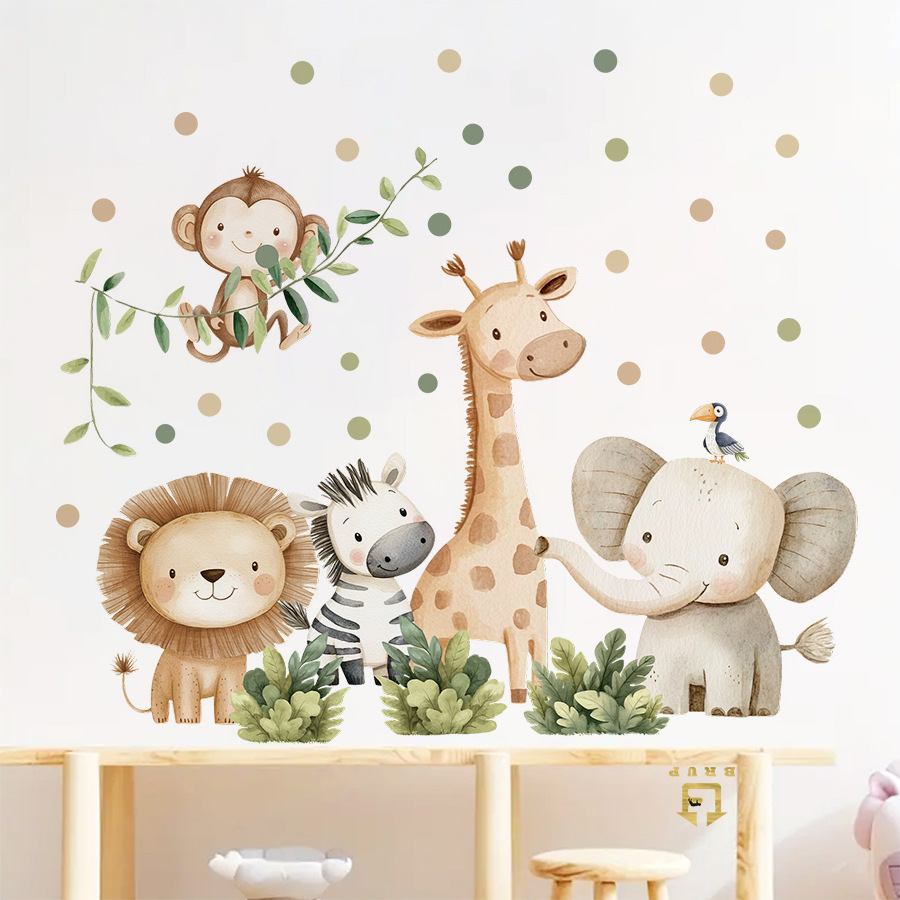 بوهو غابة الحيوانات ملصقات جدا - مراجعة Baby Nursery Set Furniture وسعره