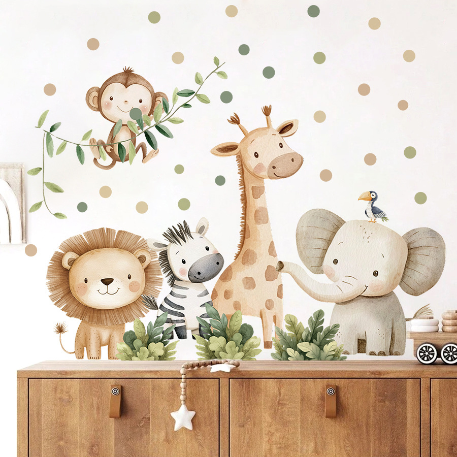 بوهو غابة الحيوانات ملصقات جدا - مراجعة Baby Nursery Set Furniture وسعره