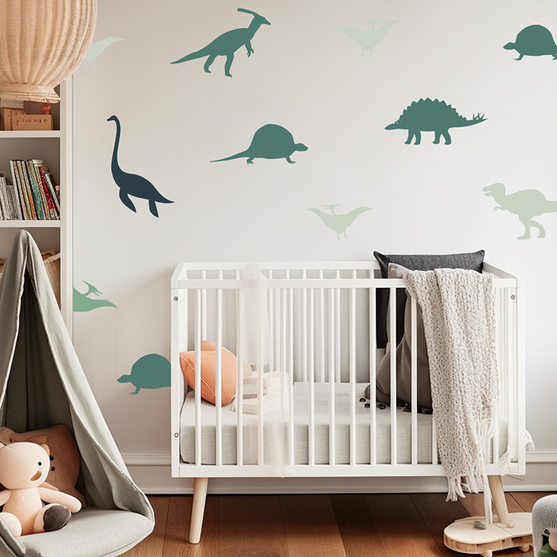 بوهو الكرتون الحيوانات الديناص - مراجعة Baby Nursery Set Furniture وسعره