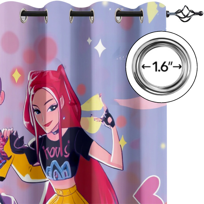 قطعتان من ستائر هاسبرو كي-بوب  - مراجعة Blackout Curtain Nursery وسعره