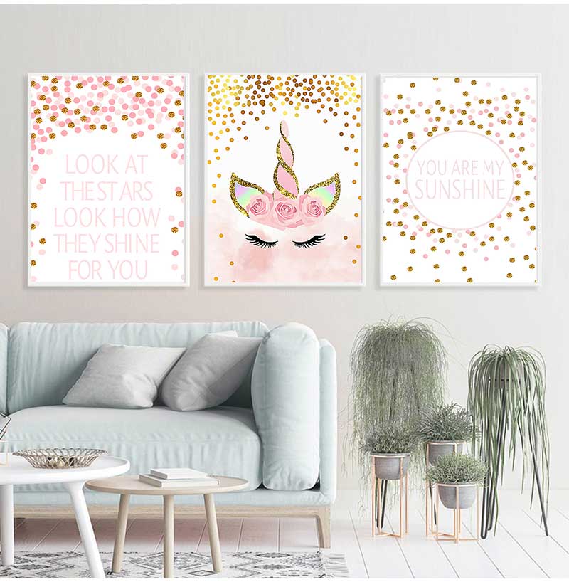 لوحة فنية زخرفية لغرفة نوم الط - مراجعة Baby Nursery Quotes Wall Art وسعره
