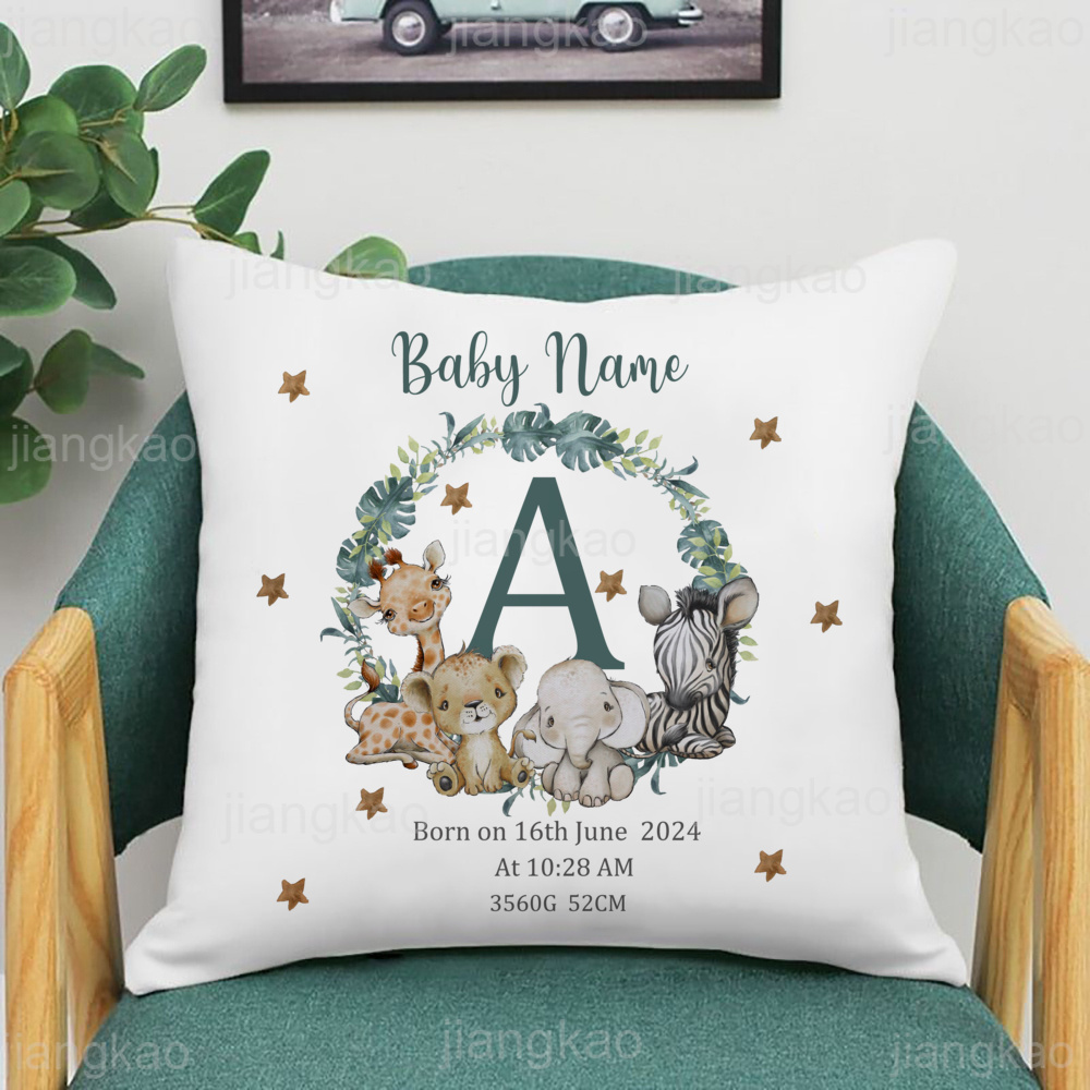 كيس وسادة حيوان سفاري شخصي مع  - مراجعة Baby Nursery Cushion وسعره