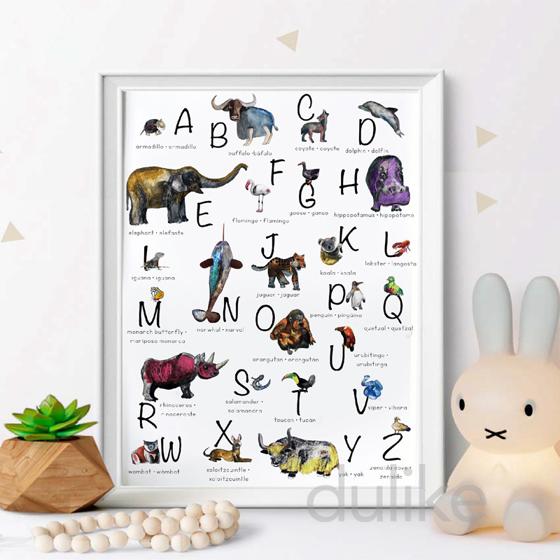 لوحة قماشية لديكور فني لغرفة ن - مراجعة Baby Nursery Quotes Wall Art وسعره