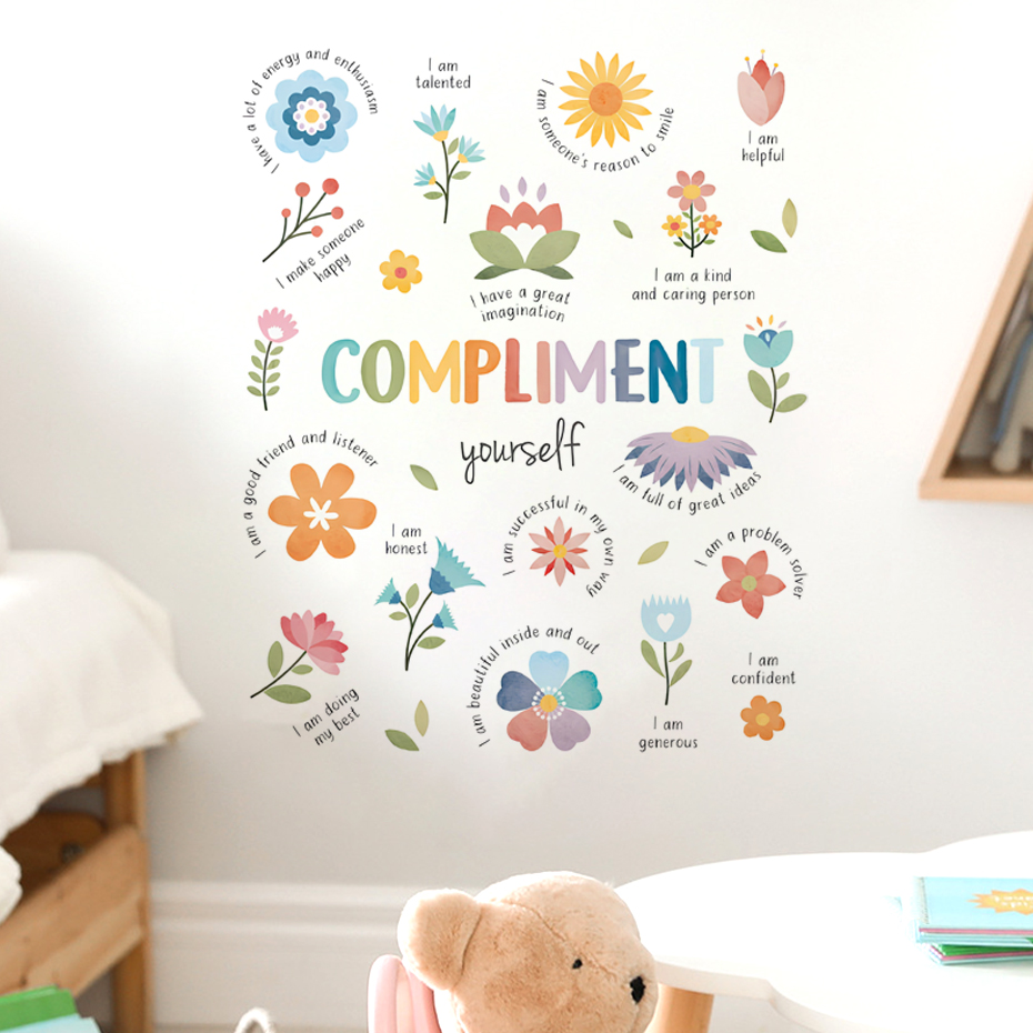 الإنجليزية الملونة ملهمة يقتبس - مراجعة Baby Nursery Quotes Wall Art وسعره