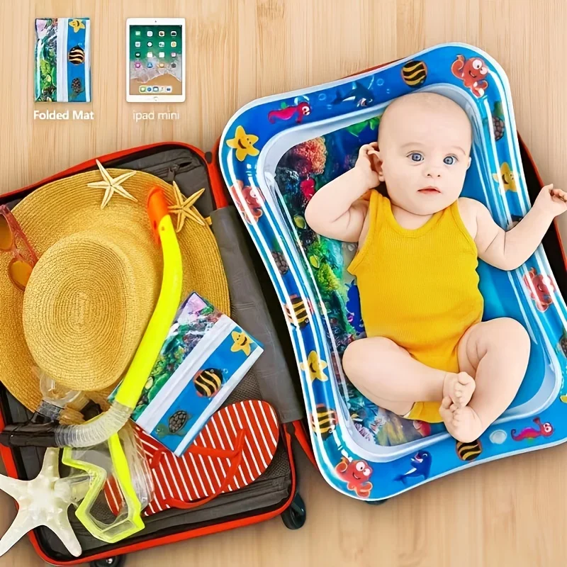 بساط وقت البطن القابل للنفخ من - مراجعة Baby Nursery Cushion وسعره