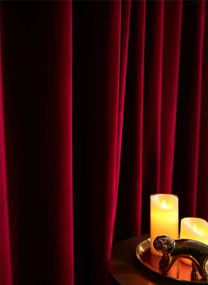 الشمال الحديثة بورجوندي الأحمر - مراجعة Blackout Curtain Nursery وسعره