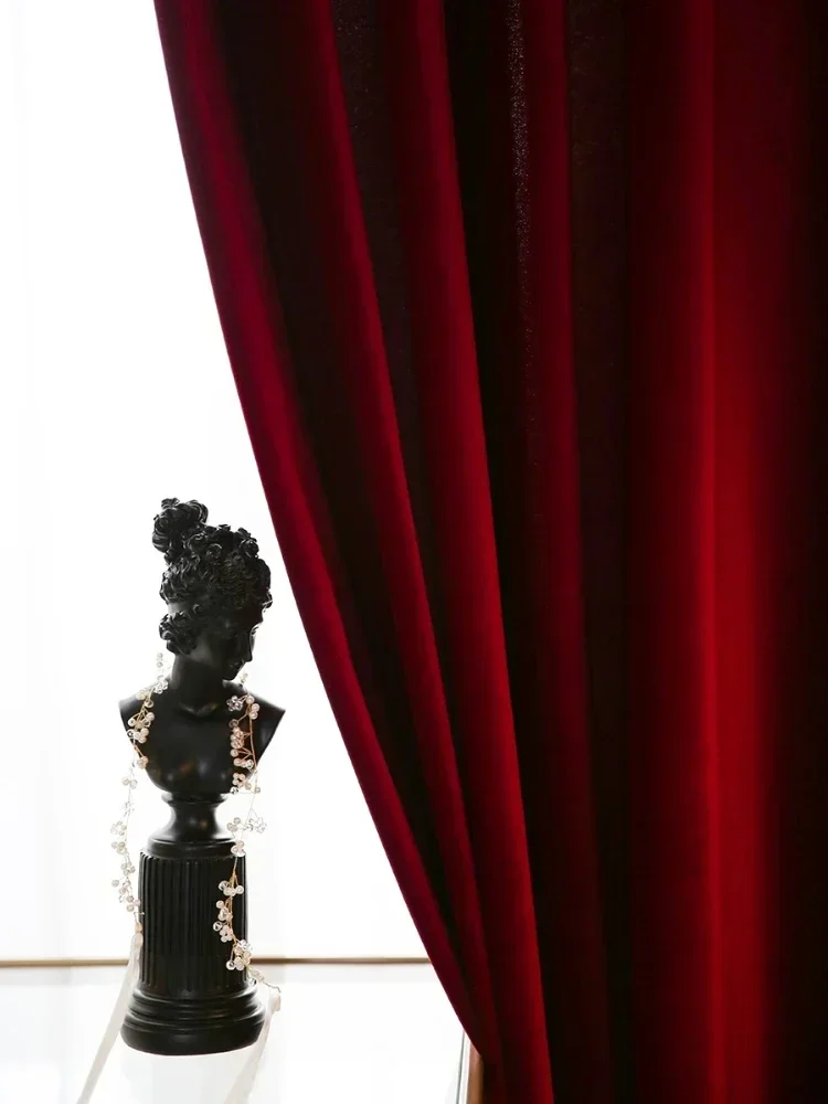 الشمال الحديثة بورجوندي الأحمر - مراجعة Blackout Curtain Nursery وسعره