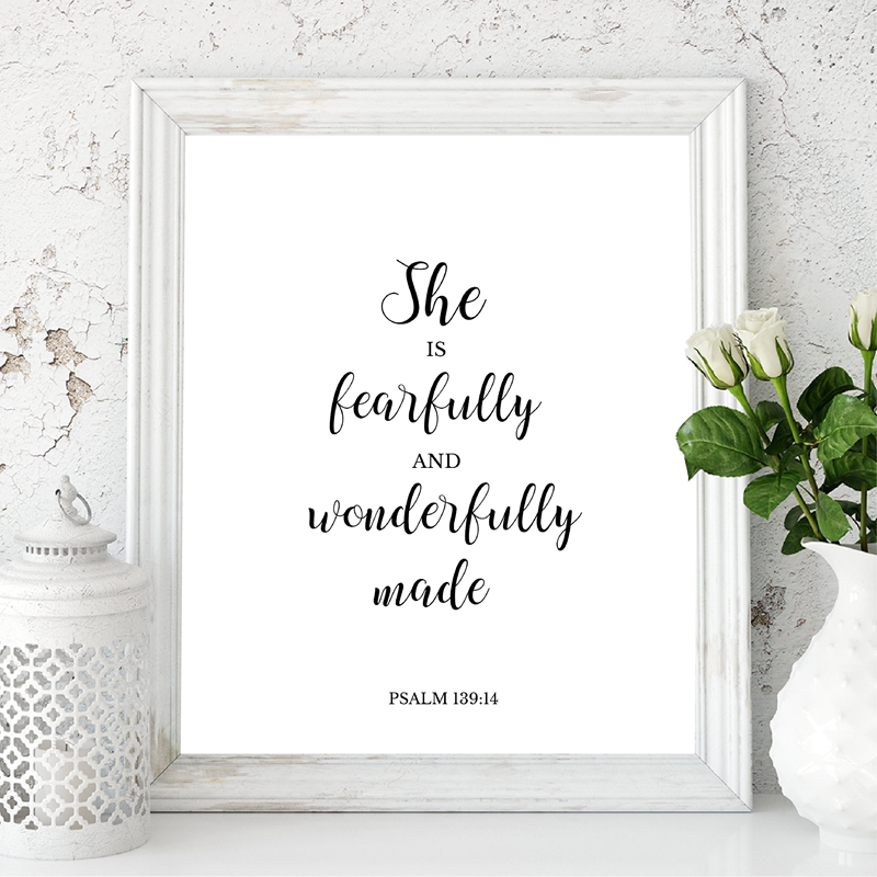 لوحة جدارية من القماش ، آيات م - مراجعة Baby Nursery Quotes Wall Art وسعره