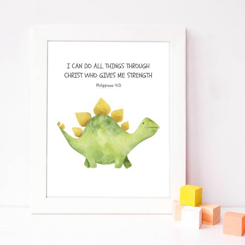 طفل الكتاب المقدس الآية إقتباس - مراجعة Baby Nursery Quotes Wall Art وسعره