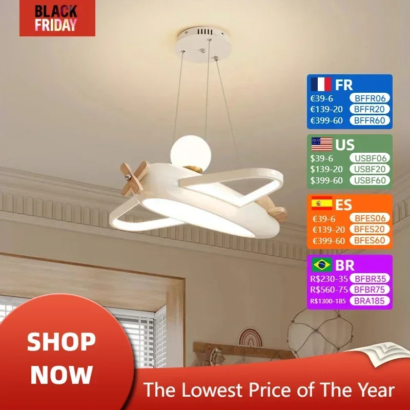 مصابيح الطائرة الحديثة غرفة ال - مراجعة Baby Nursery Chandelier وسعره