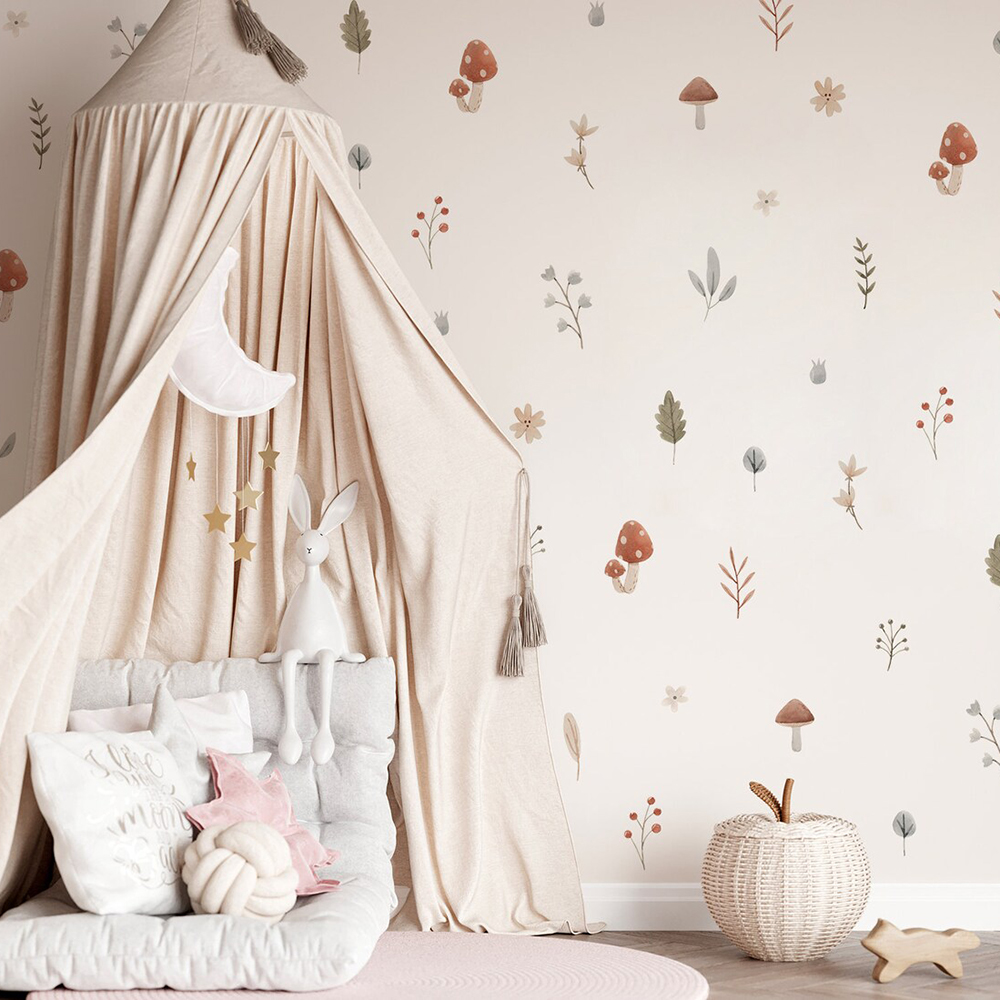 بوهو الكرتون الفطر فرع يترك ال - مراجعة Baby Nursery Set Furniture وسعره