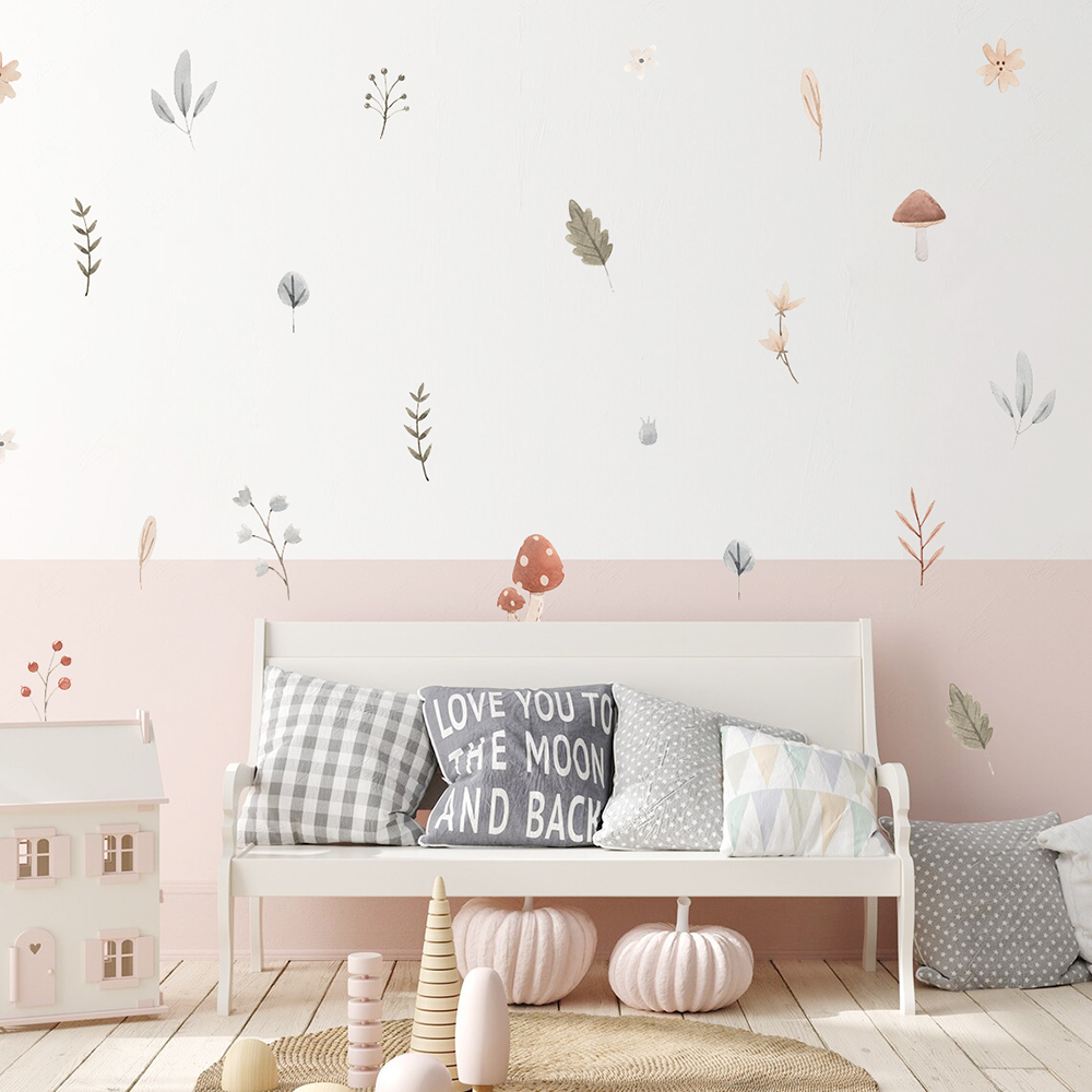 بوهو الكرتون الفطر فرع يترك ال - مراجعة Baby Nursery Set Furniture وسعره
