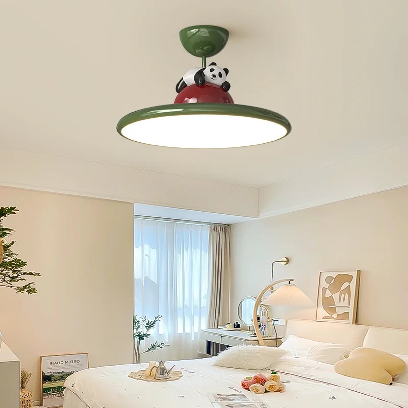 الكرتون كريم نمط الباندا LED ض - مراجعة Baby Nursery Chandelier وسعره