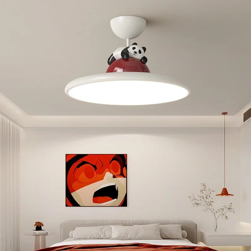 الكرتون كريم نمط الباندا LED ض - مراجعة Baby Nursery Chandelier وسعره