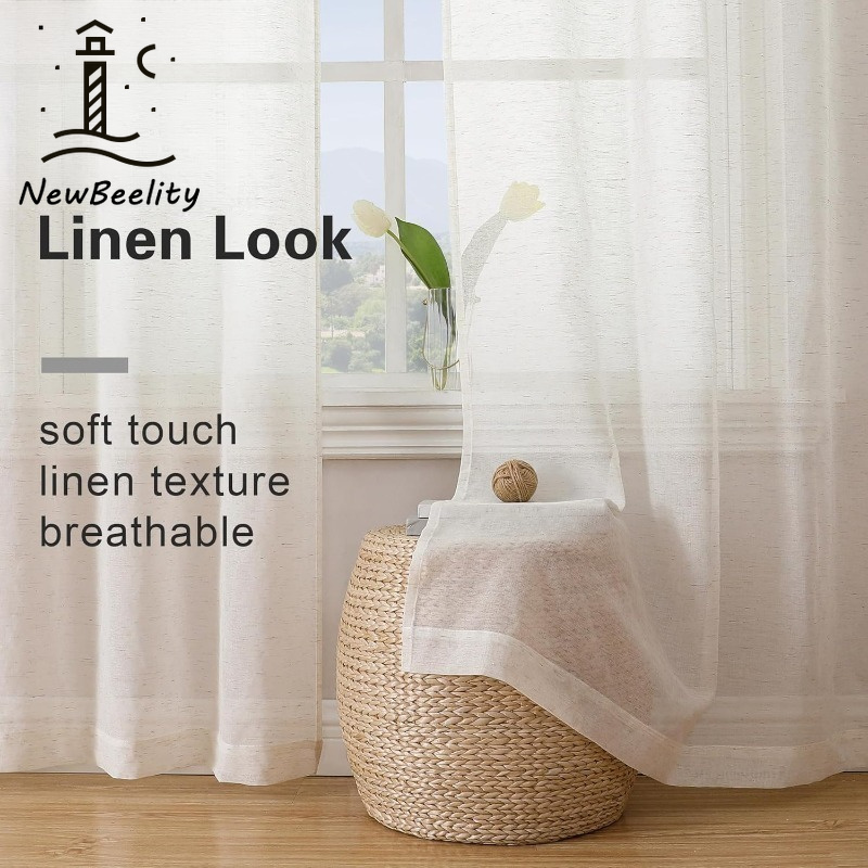 ستائر شفافة من التول بنسيج الك - مراجعة Blackout Curtain Nursery وسعره