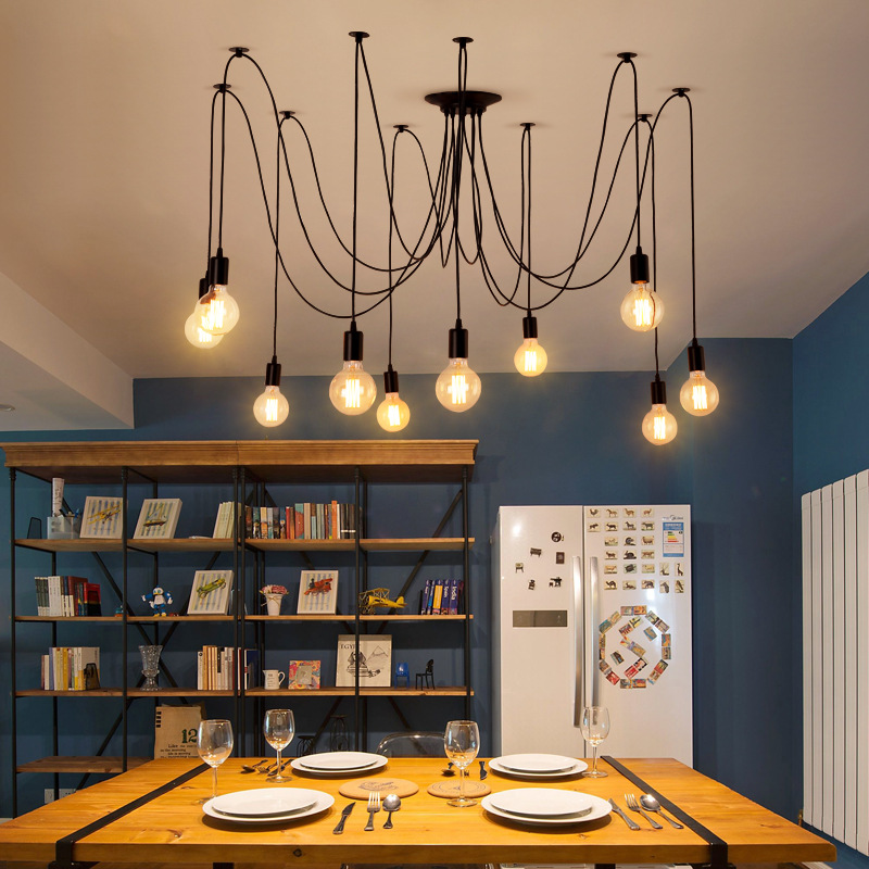 الملونة العنكبوت مصباح نجف للأ - مراجعة Baby Nursery Chandelier وسعره