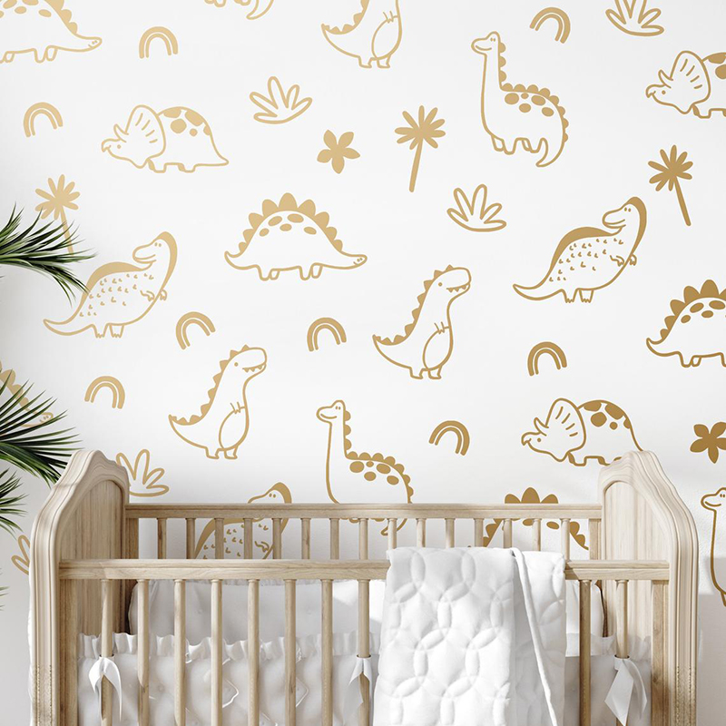 هندسية ديناصور شجرة قوس قزح ال - مراجعة Baby Nursery Products وسعره