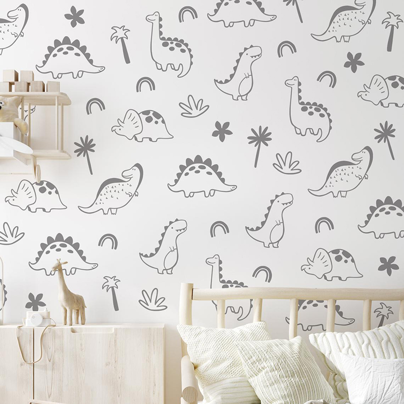 هندسية ديناصور شجرة قوس قزح ال - مراجعة Baby Nursery Products وسعره