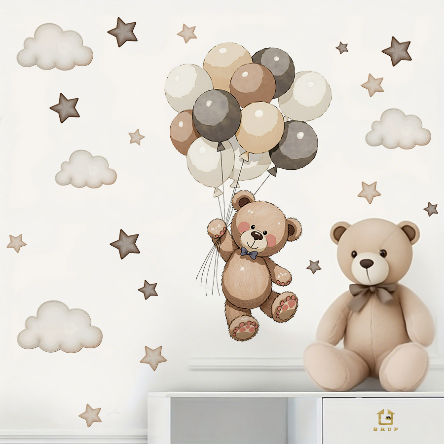 ملصقات حائط على شكل دمية دب را - مراجعة Baby Nursery Set Furniture وسعره