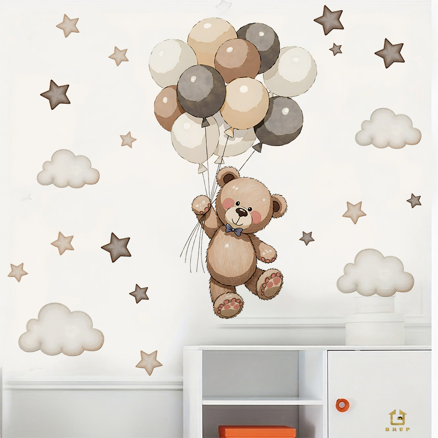 ملصقات حائط على شكل دمية دب را - مراجعة Baby Nursery Set Furniture وسعره