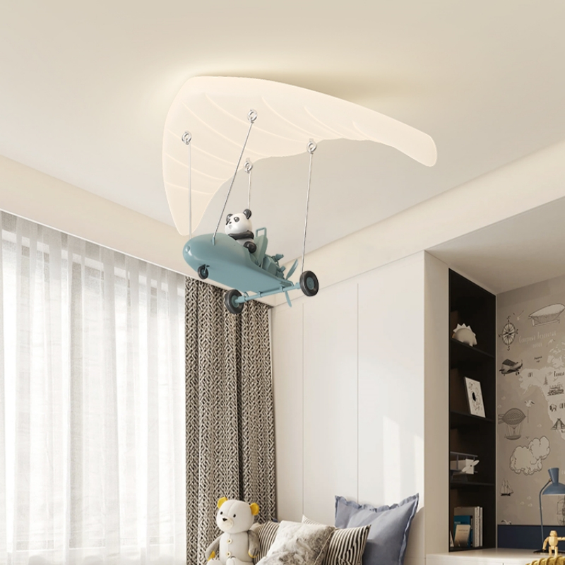 الكرتون الطيار مصابيح السقف لغ - مراجعة Baby Nursery Chandelier وسعره