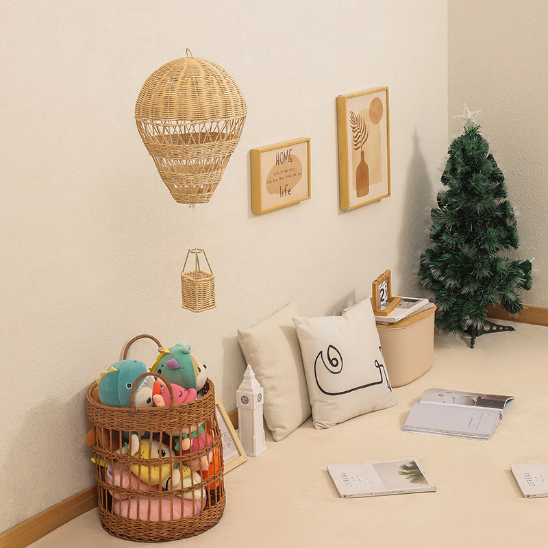 اليدوية الروطان منطاد الهواء ا - مراجعة Baby Nursery Chandelier وسعره