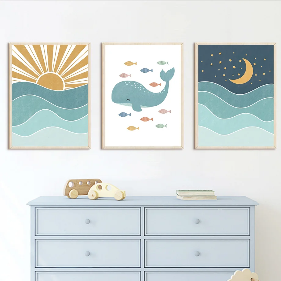 لوحة فنية جدارية بدون إطار، مط - مراجعة Baby Nursery Quotes Wall Art وسعره