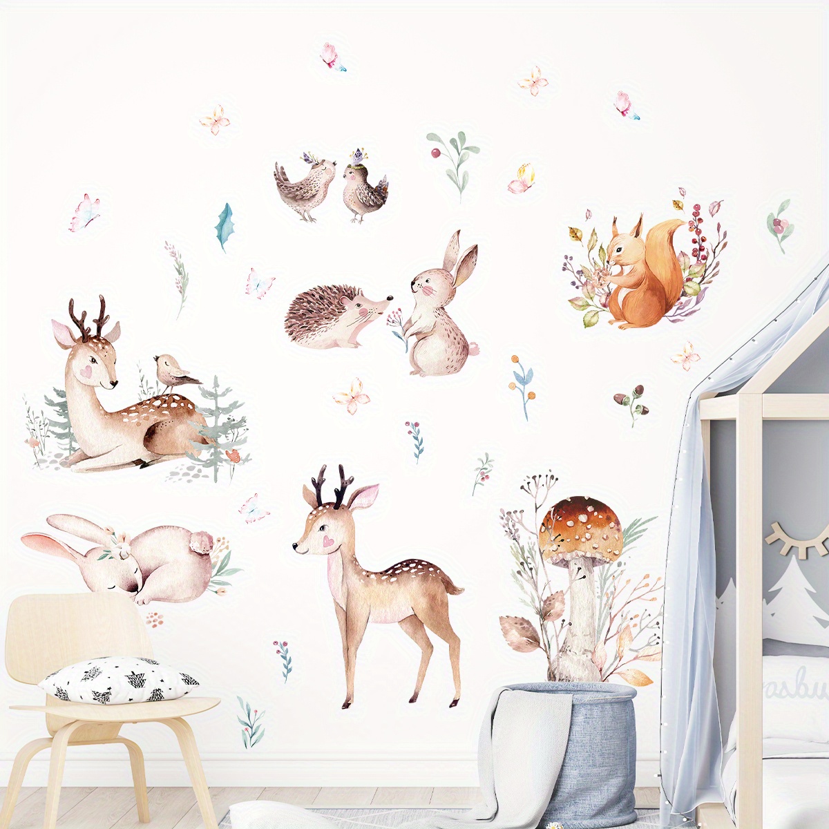ملصقات حائط على شكل أرنب كرتون - مراجعة Baby Nursery Set Furniture وسعره