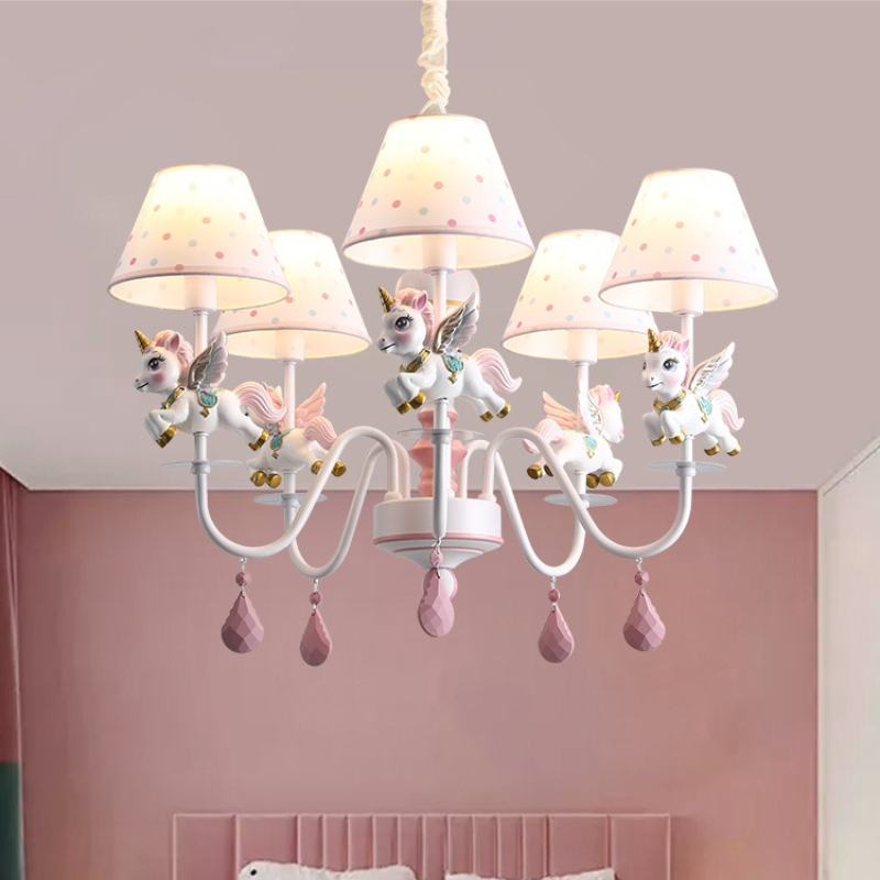 ثريات غرف الأطفال LED، مصابيح  - مراجعة Baby Nursery Chandelier وسعره